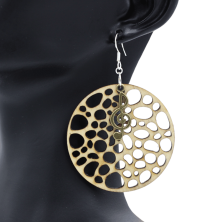 Boucles d'oreilles en bois