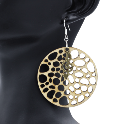 Boucles d'oreilles en bois