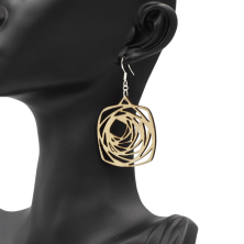 Paire de boucles d’oreilles fait à la main. Idée de cadeau. Fait main