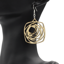 Boucles d'oreilles en bois