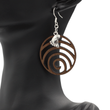 Boucles d'oreilles en bois