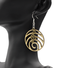 Boucles d'oreilles en bois