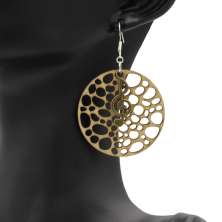Boucles d'oreilles en bois
