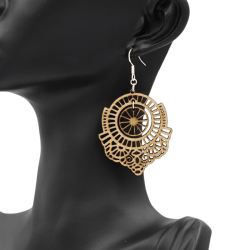 Paire de boucles d’oreilles fait à la main. Idée de cadeau. Fait main