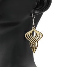 Boucles d'oreilles en bois