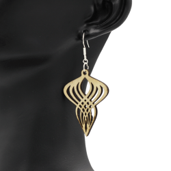 Boucles d'oreilles en bois