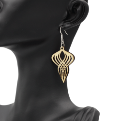 Paire de boucles d’oreilles fait à la main. Idée de cadeau. Fait main