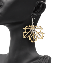 Paire de boucles d’oreilles fait à la main. Idée de cadeau. Fait main