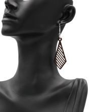 Paire de boucles d’oreilles fait à la main. Idée de cadeau. Fait main