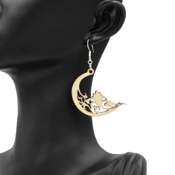 Paire de boucles d’oreilles fait à la main. Idée de cadeau. Fait main