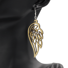 Boucles d'oreilles en bois