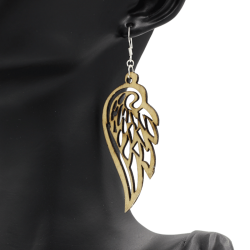 Boucles d'oreilles en bois