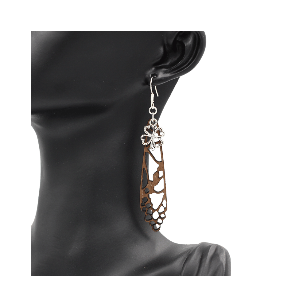 Boucles d'oreilles en bois Boucles d'oreilles en bois