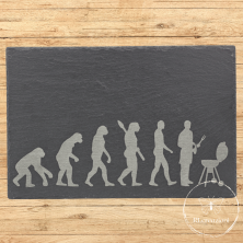planche à découper en ardoise avec gravure laser Evolution