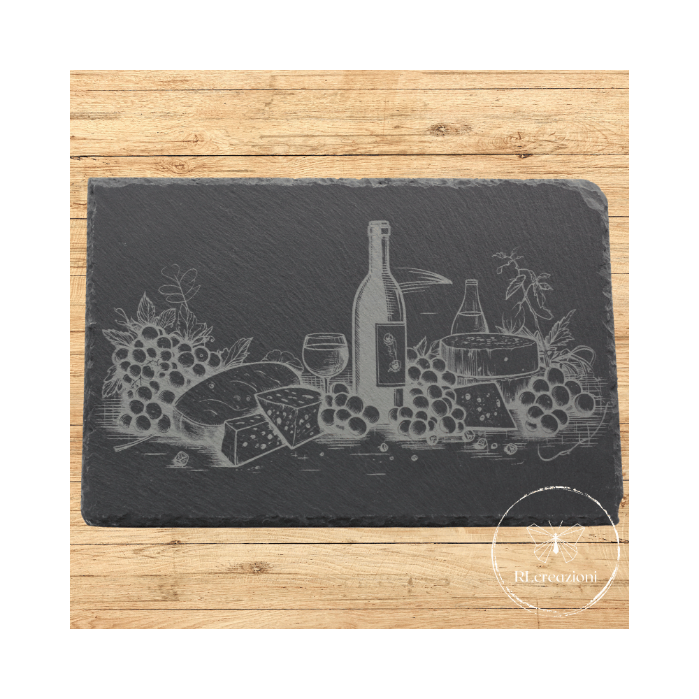 planche à découper en ardoise avec gravure laser apéritif planche à découper en ardoise avec gravure laser apéritif