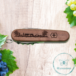 Victorinox Spartan Wood gravure laser