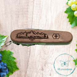 Victorinox Spartan Wood transumanza con incisione laser