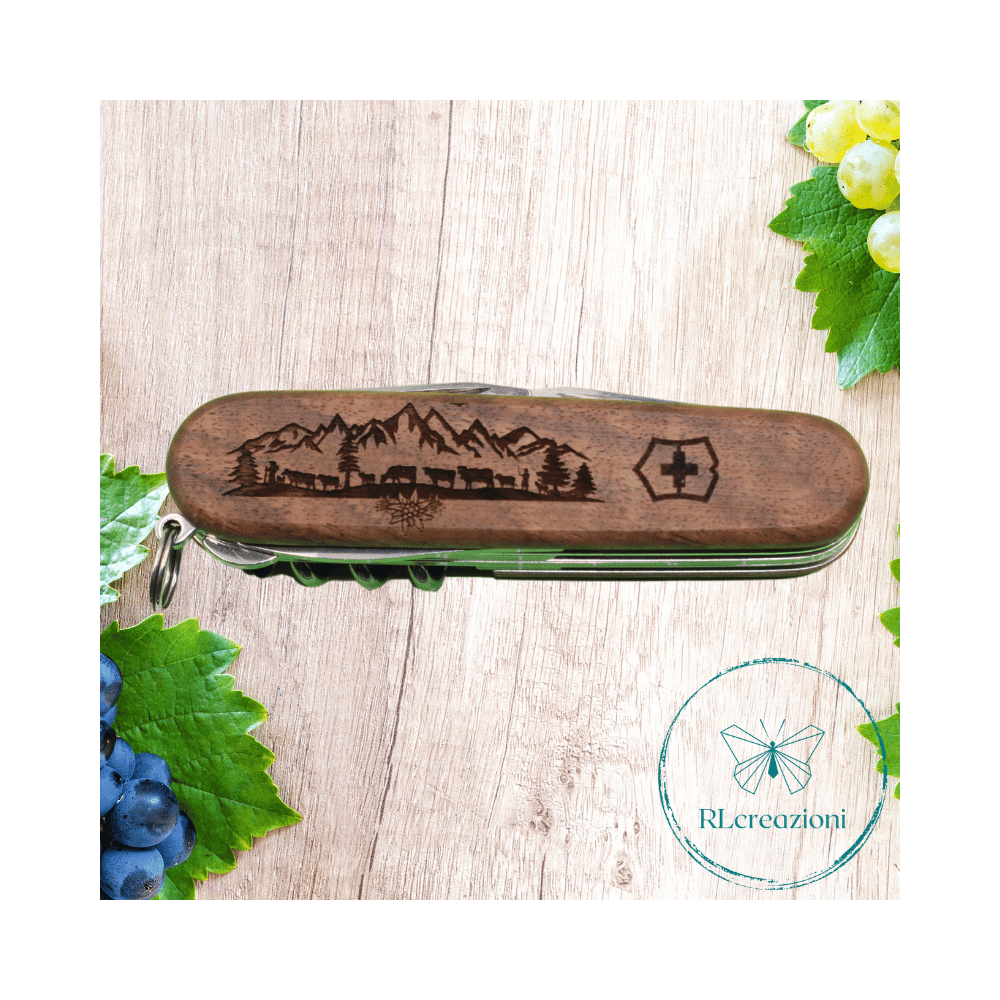 Victorinox Huntsman Wood con incisione laser transhumance