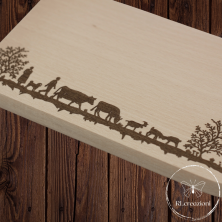 Tagliere in legno di faggio "alpeggio"