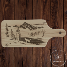 Tagliere in legno di faggio naturale