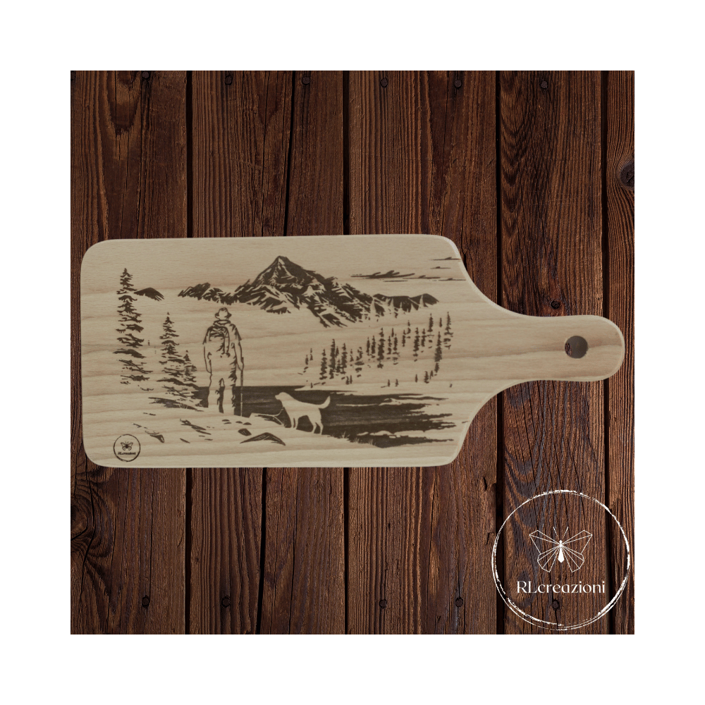 Tagliere in legno di faggio naturale