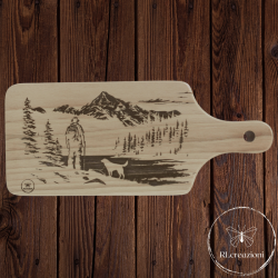 Tagliere in legno di faggio naturale