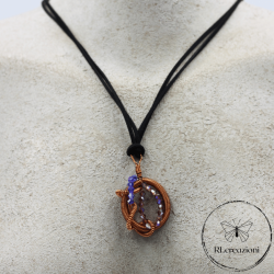 Collier en cuivre fait à la main, artisanat tessinois