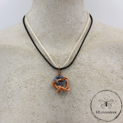 Collier en cuivre fait à la main, artisanat tessinois