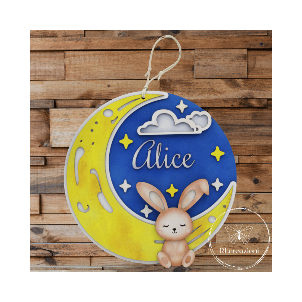 Tableau en bois Alice