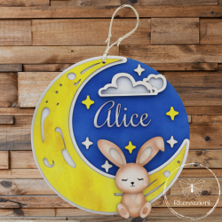 Tableau en bois Alice