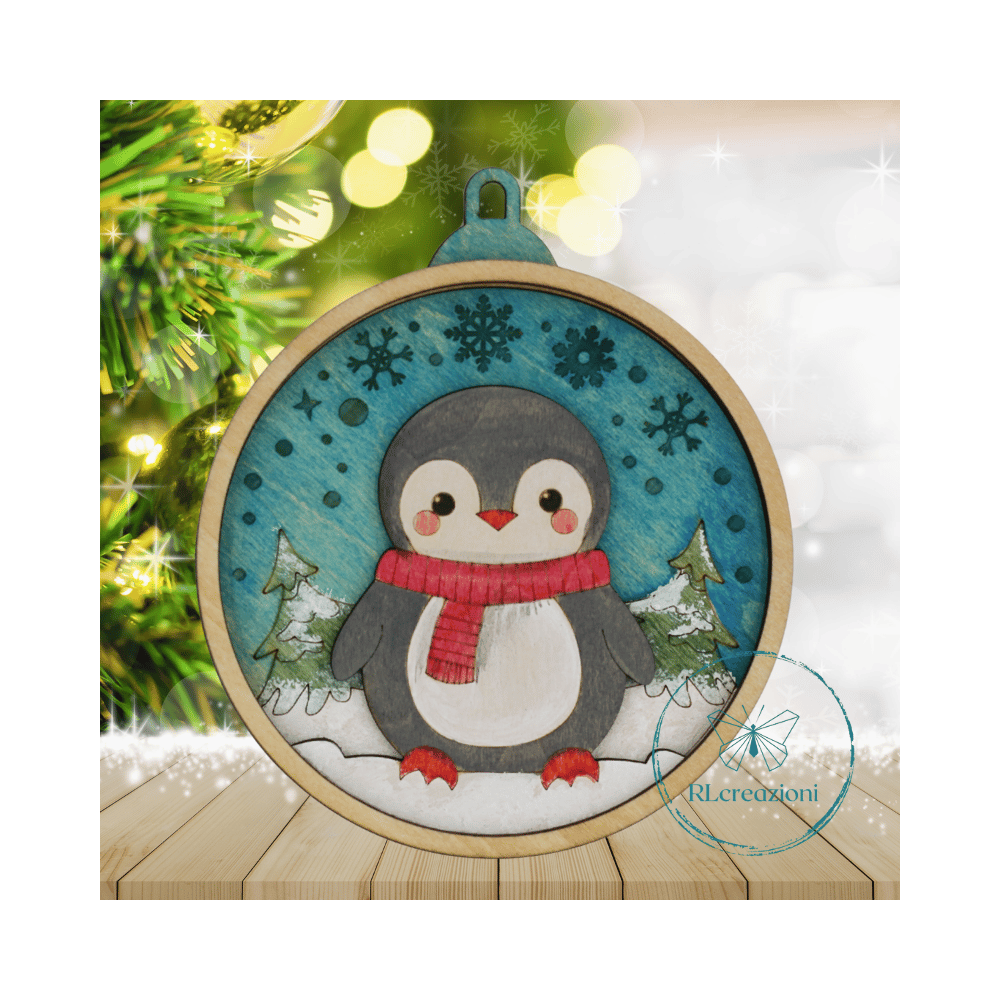 décoration pour le sapin de Noël. Découpé au laser et peint à la main décoration pour le sapin de Noël. Découpé au laser et peint à la main