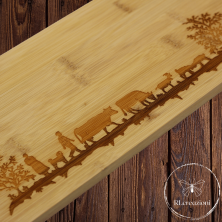 Planche à découper en bambou Alpe