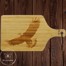 lasergraviertes Bambus-Schneidebrett