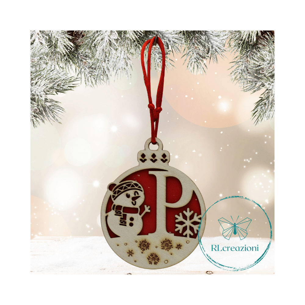 une décoration spéciale pour l'arbre de Noël. Lettre 'P'. Personnalisation sur demande une décoration spéciale pour l'arbre de Noël. Lettre 'P'. Personnalisation sur demande