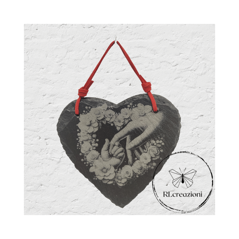 mini quadro in ardesia con incisione laser. mamma bambino mini quadro in ardesia con incisione laser. mamma bambino