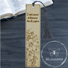 Signet "Les vrais amis se trouvent entre les pages"