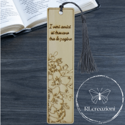 Signet "Les vrais amis se trouvent entre les pages"