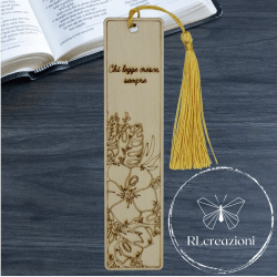 Segnalibro "chi legge cresce, sempre"