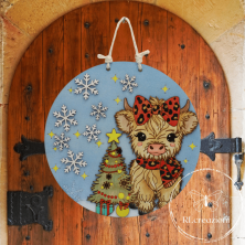 Bébé vache écossaise Bébé vache écossaise