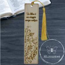 Lesezeichen "Ein Buch ist eine Reise ohne Koffer"