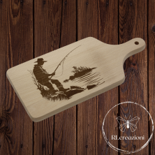 Planche à découper pêcheur