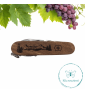 Victorinox Sparta en bois de noyer avec gravure laser. 10 fonctions. Personnalisé sur demande. Alpes
