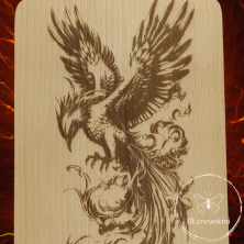 Planche à découper « le phénix »