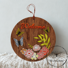 Decorazione per la casa. Taglio laser. Aerografo