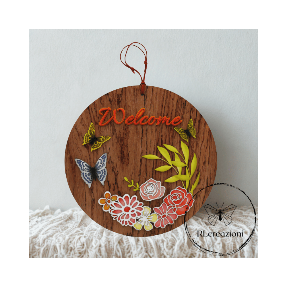 Decorazione per la casa. Taglio laser. Aerografo