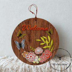 Decorazione per la casa. Taglio laser. Aerografo