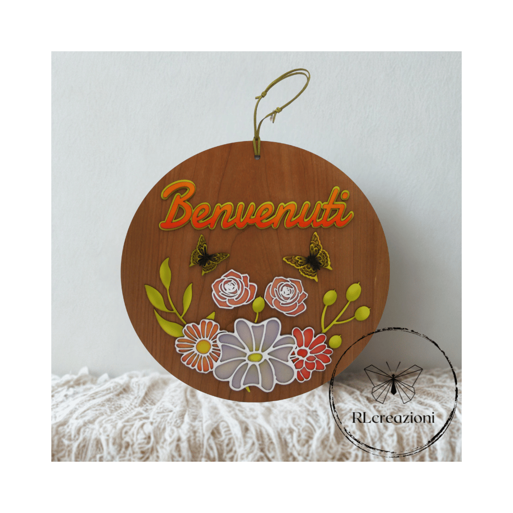 Decorazione per la casa. Taglio laser. Aerografo