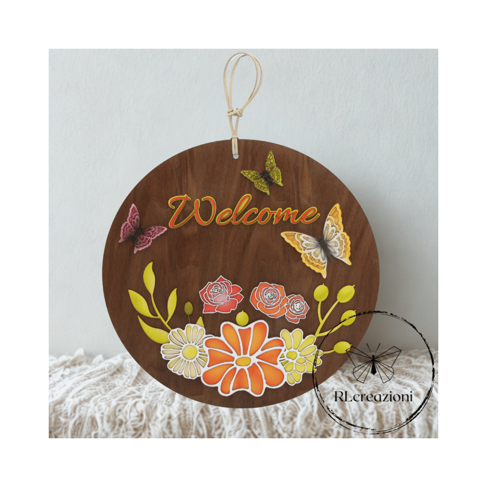 Decorazione per la casa. Taglio laser. Aerografo