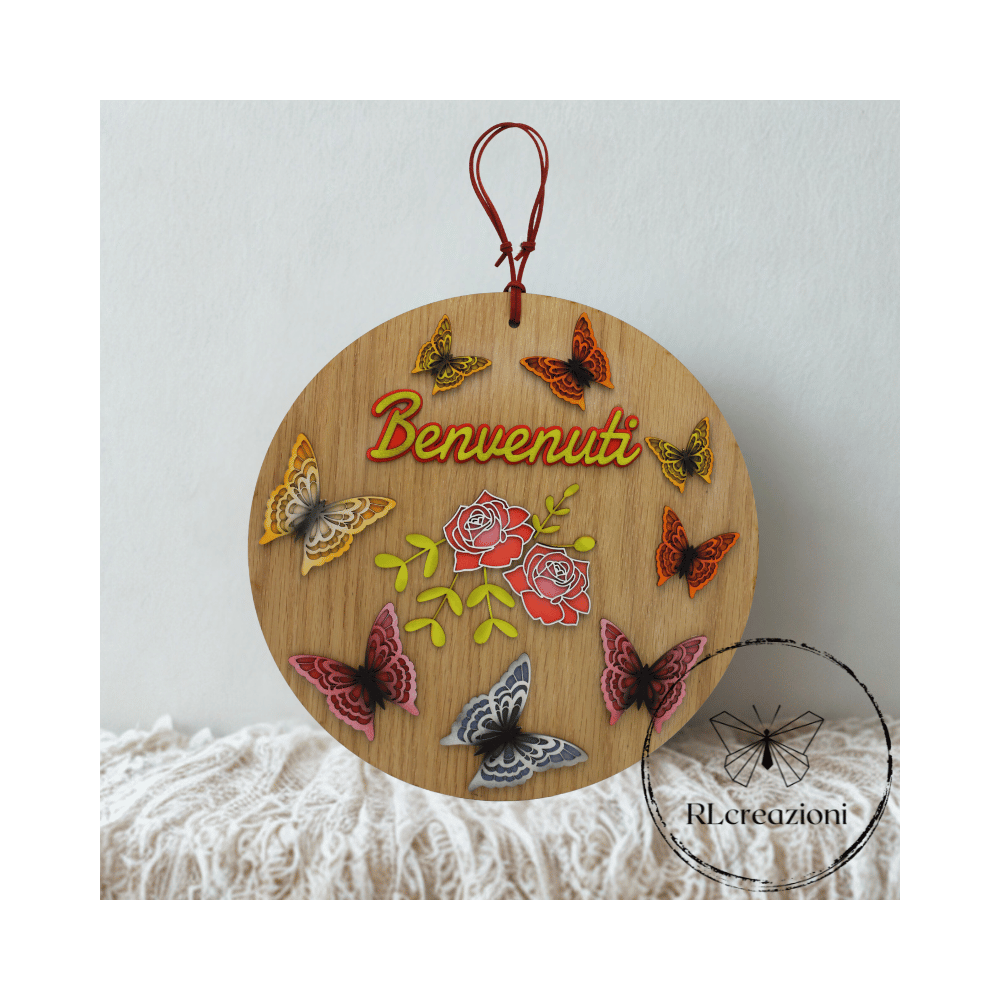 Decorazione per la casa. Taglio laser. Aerografo