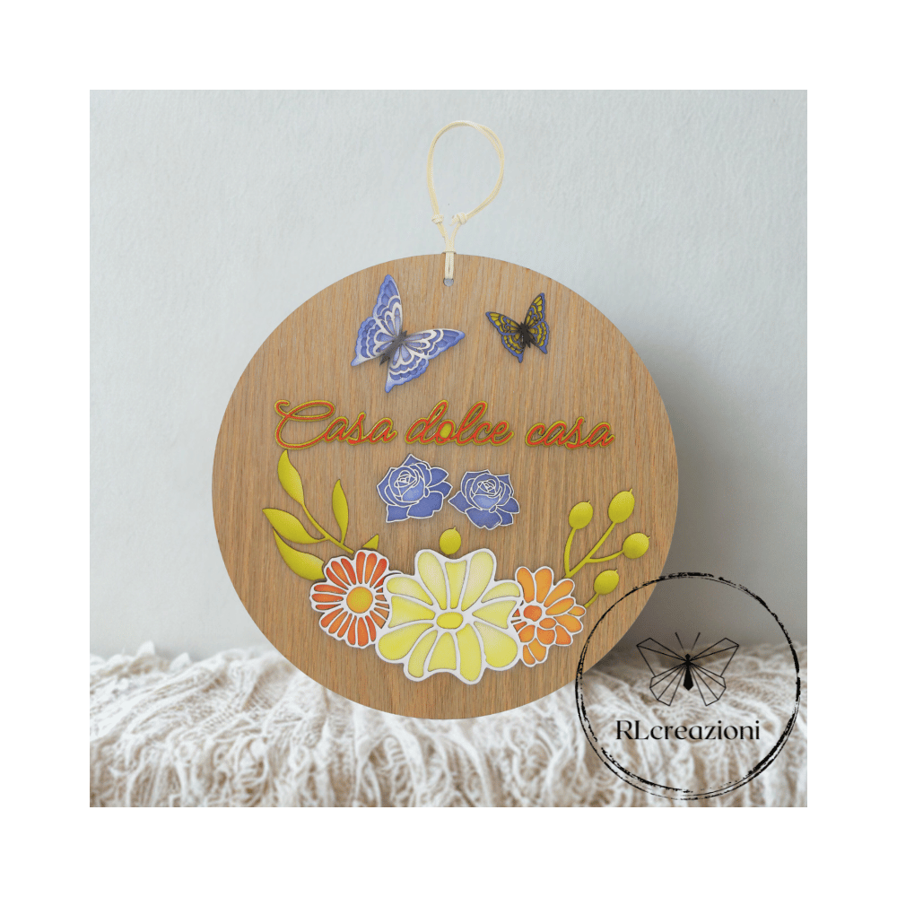 Decorazione per la casa. Taglio laser. Aerografo